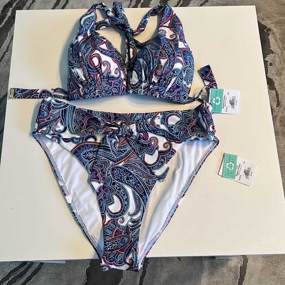Sunsets 2 Piece High Rise Bikini Bottom Swimsuit